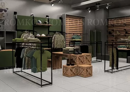 Концепція магазину спеціалізованого одягу від ROMKOS