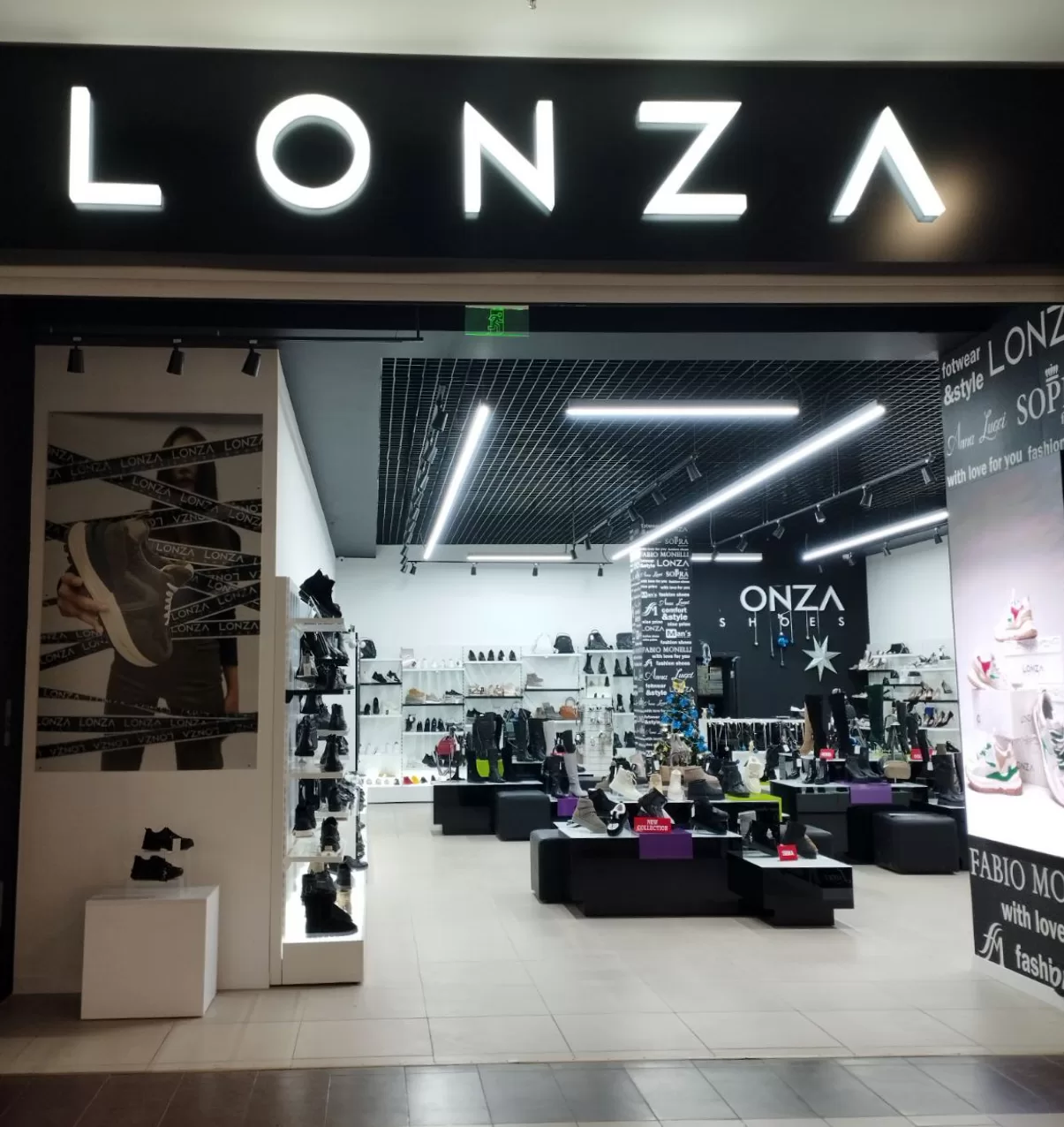 Оборудование магазинов обуви «LONZA»