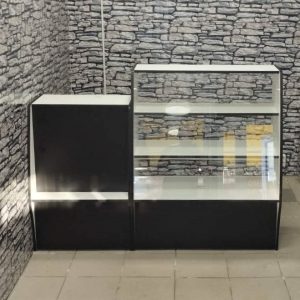 Прилавок-касса для магазина, шириной 900 мм ROMKOS ПР-2