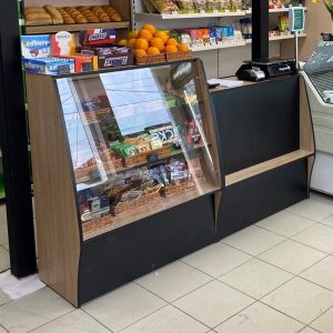 Прилавок-касса для магазина, шириной 1000 мм ROMKOS ПР-3