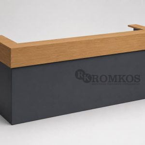 Стойка регистрации в стиле LOFT с LED-нишей RS-06 от ROMKOS
