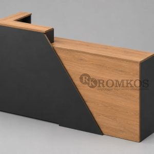 Дизайнерская стойка ресепшен с LED-нишей RS-07/1 от ROMKOS